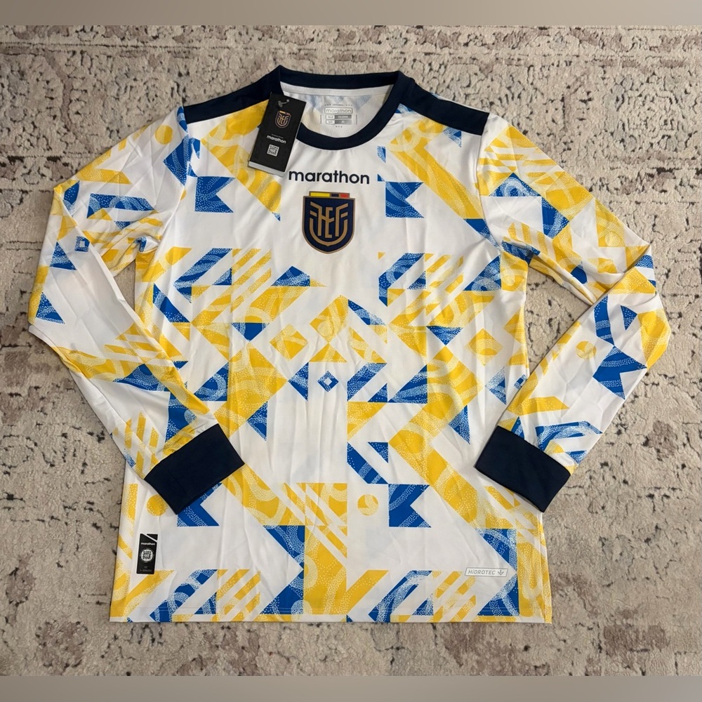 Marathon Authentic Ecuador National Team Multi Color Training Jersey Men’s Sz: M